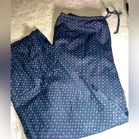 VICTORIA SECRET LOUNGE LUX FLORAL PRINT WIDE LEG PANTS SIZE SMALL - Picture 3 of 10